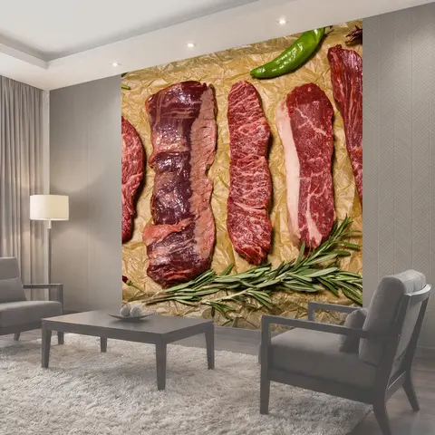 Фотообои Мясо, говядина, еда