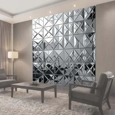 Фотообои Геометрический 3D паттерн из пирамид