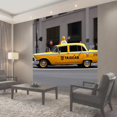 Фотообои Такси автомобили транспорт