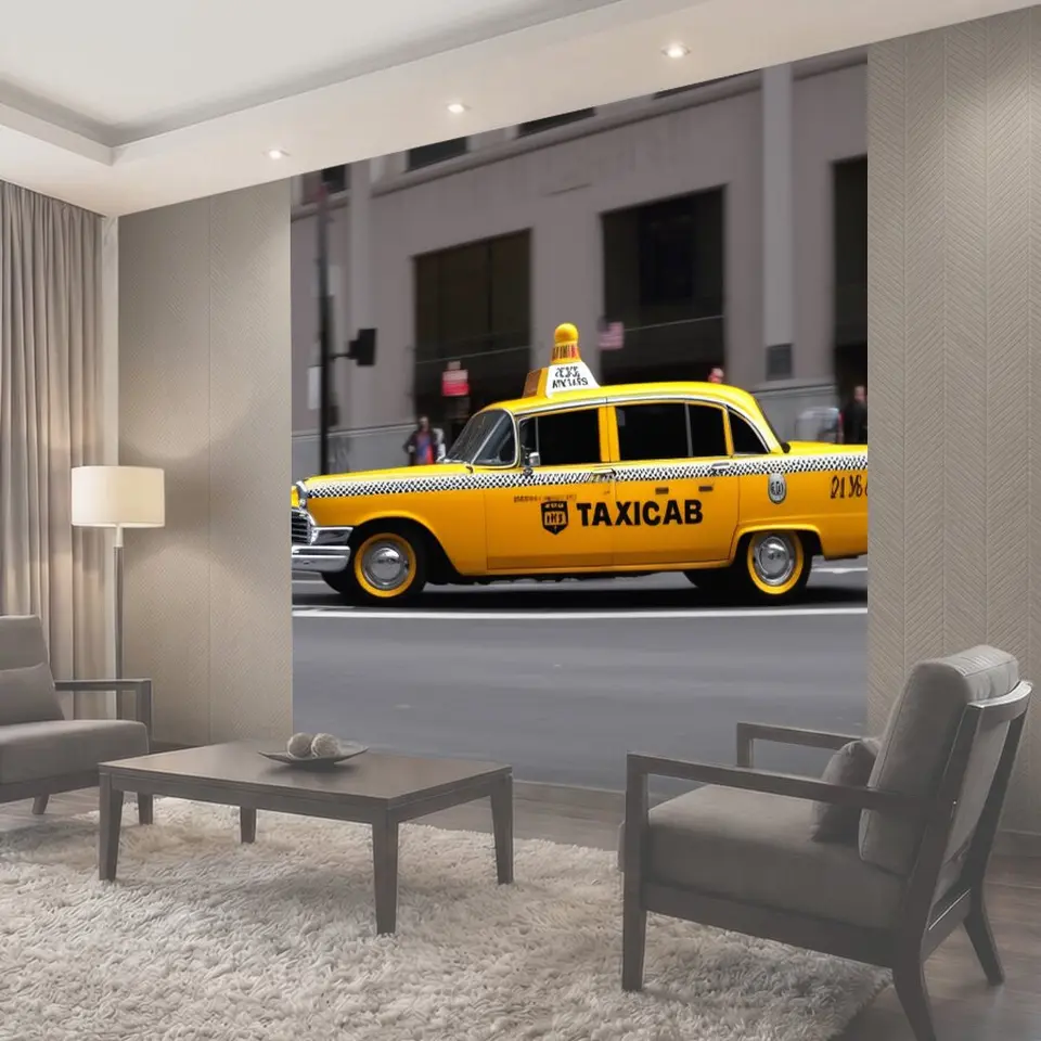 Фотообои Такси автомобили транспорт