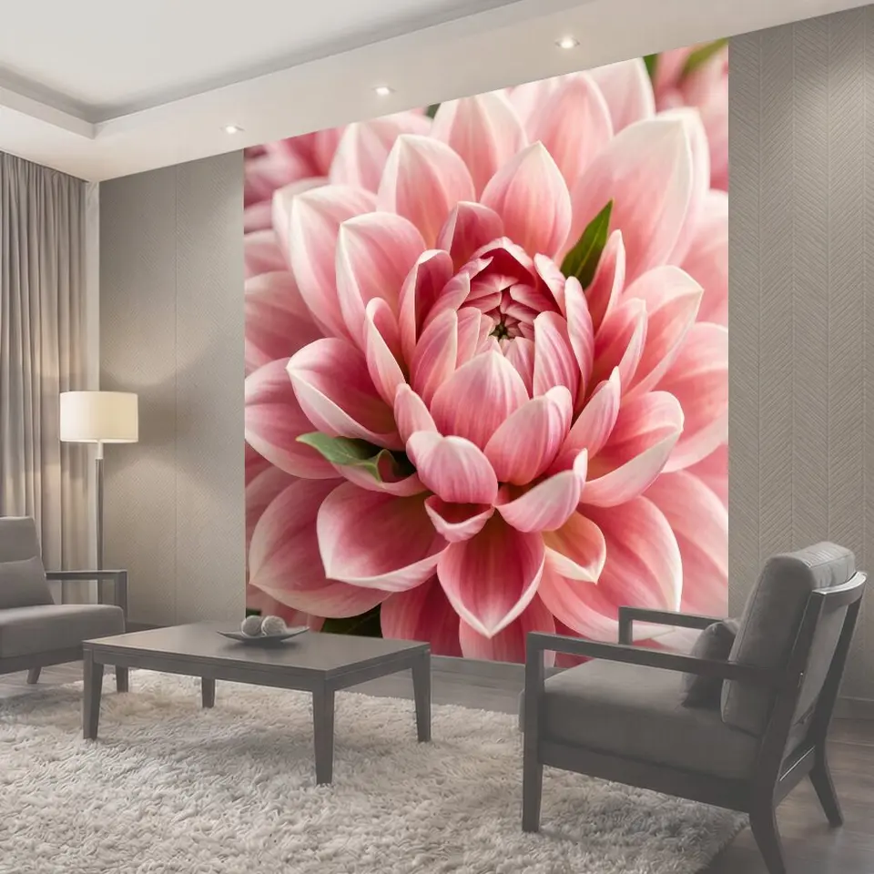 Фотообои Розовые цветы крупным планом