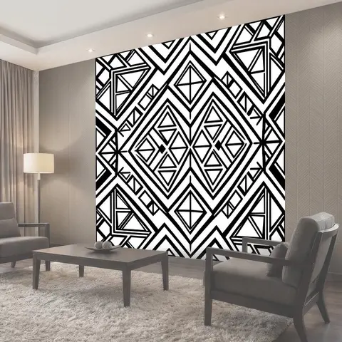 Фотообои Орнамент из геометрических ромбов
