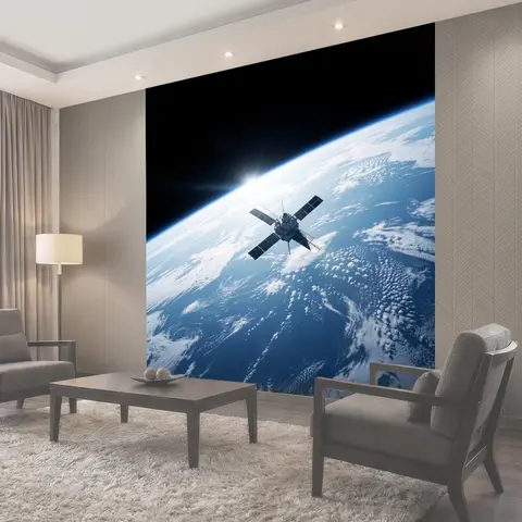 Фотообои Космический спутник над Землей