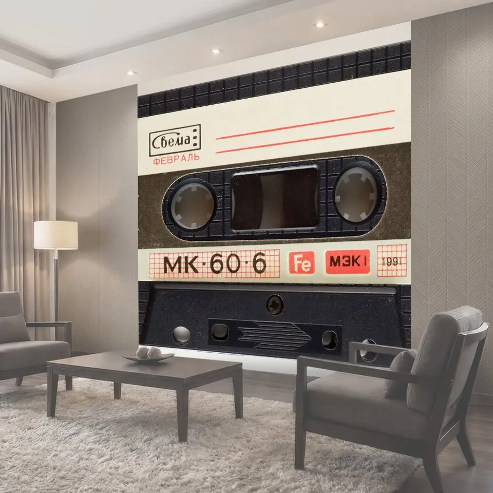 Фотообои Музыка, кассета, аудио