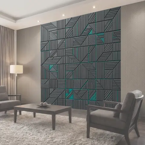 Фотообои Кубический 3D-геометрический пазл