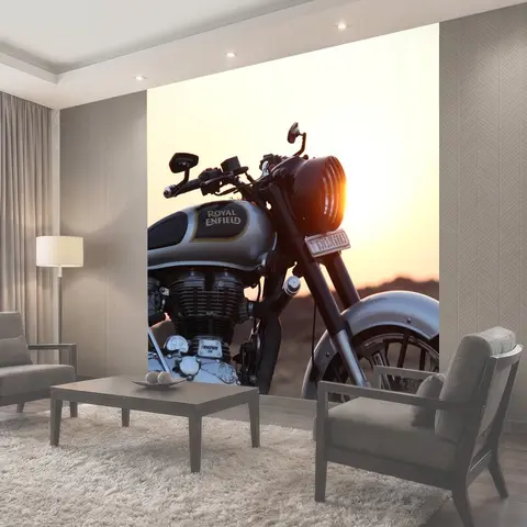 Фотообои Royal enfield, пуля, велосипед