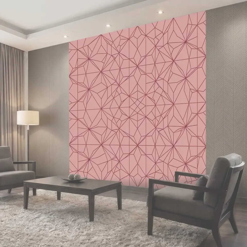 Фотообои Геометрический узор из многогранников