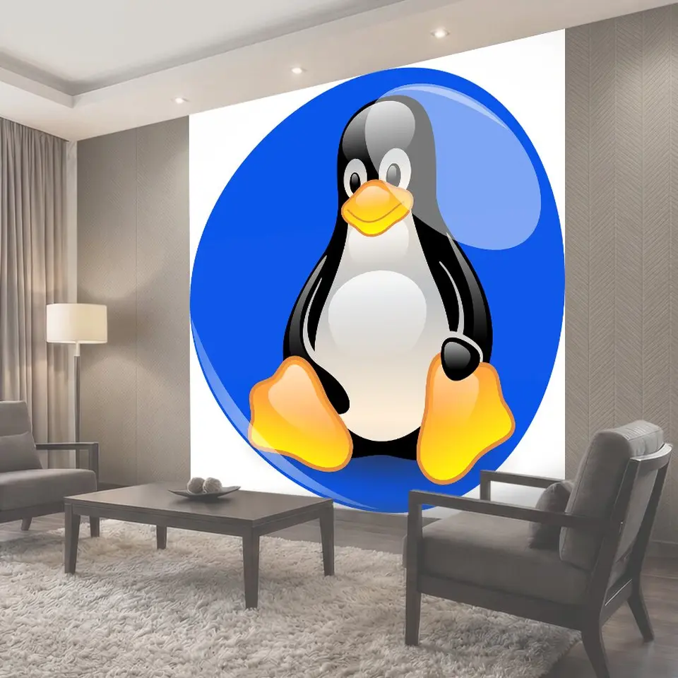 Фотообои Пингвин, linux, талисман