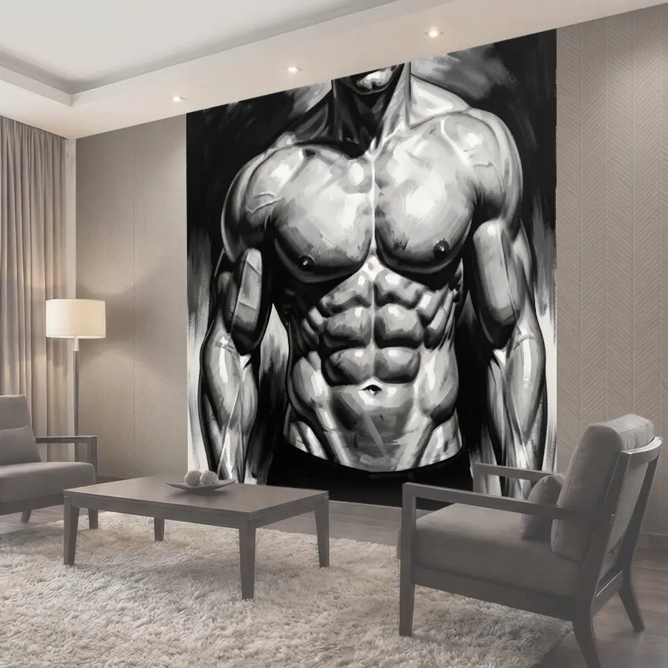 Фотообои Мужской рельефный торс