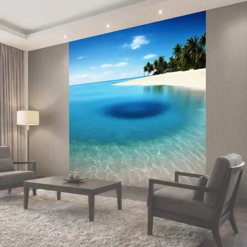Фотообои Берег моря, пляж Курорт Отдых