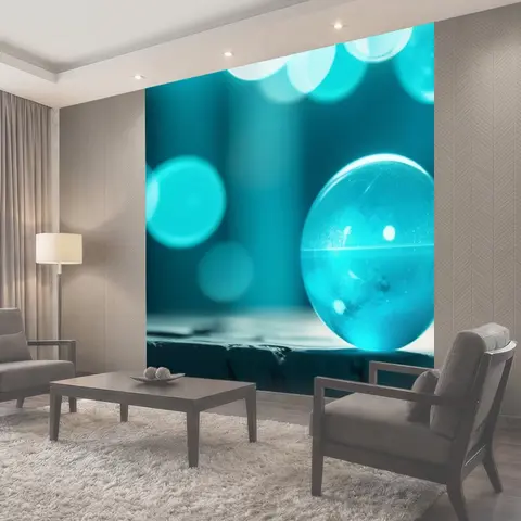 Фотообои С бирюзой легкий