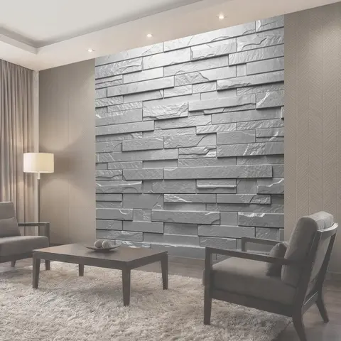 Фотообои Серая кирпичная кладка текстура