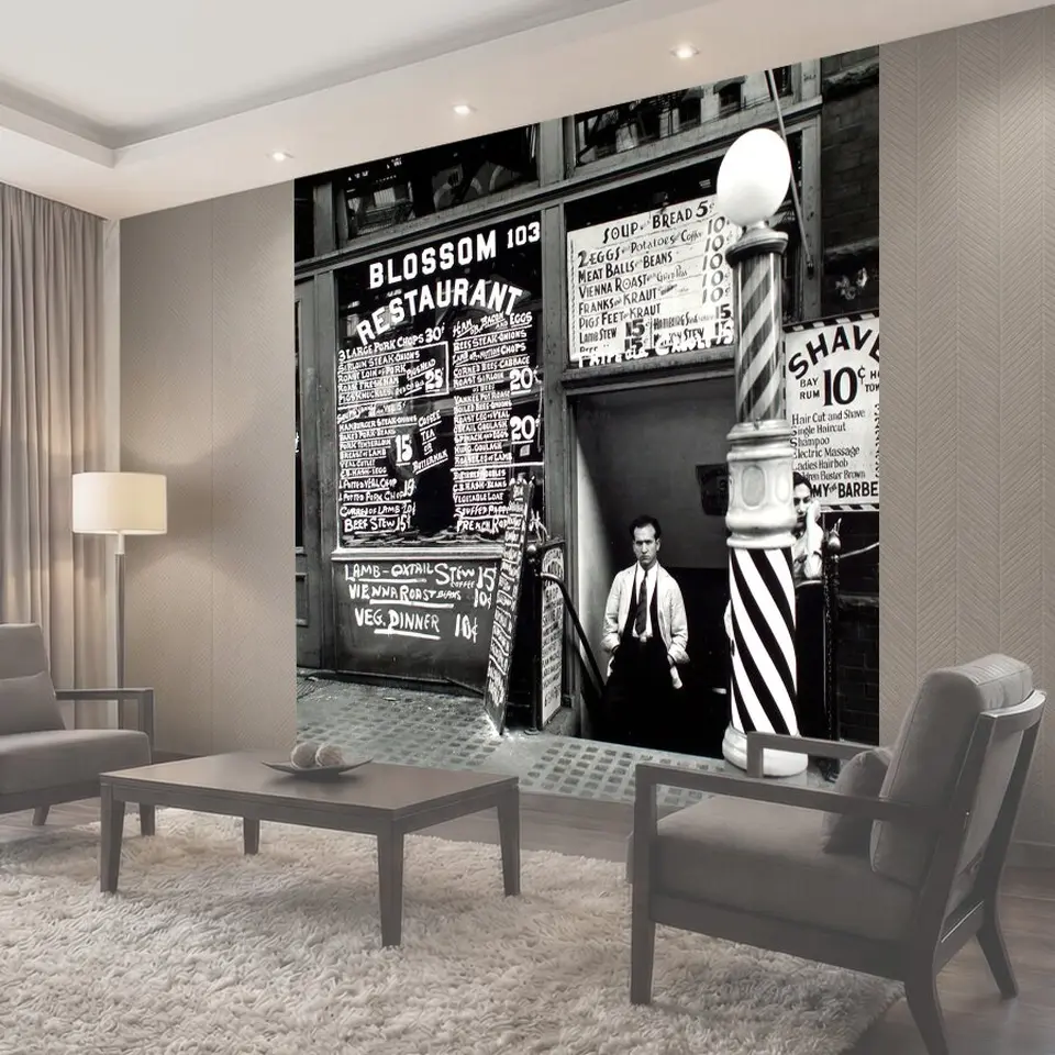 Фотообои Парикмахер, магазин, винтаж