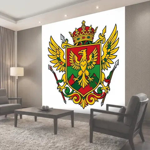 Фотообои Герб с коронованным орлом