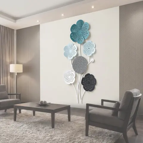 Фотообои Абстрактные цветы в пастельных тонах