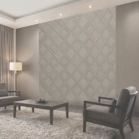 Фотообои Геометрический 3D-орнамент ромбов