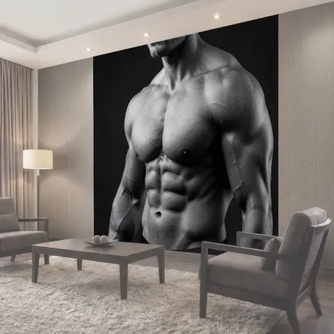 Фотообои Мощный корпус спортсмена