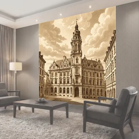 Фотообои Старинный европейский дворец