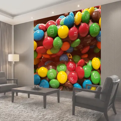 Фотообои M &amp; M Candy Палочки из конфет m