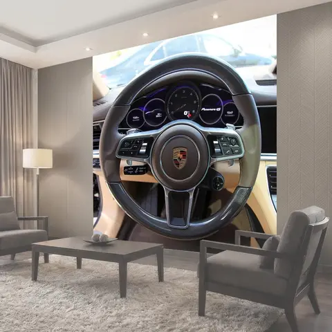 Фотообои Porsche, panamera 4s, автомобиль