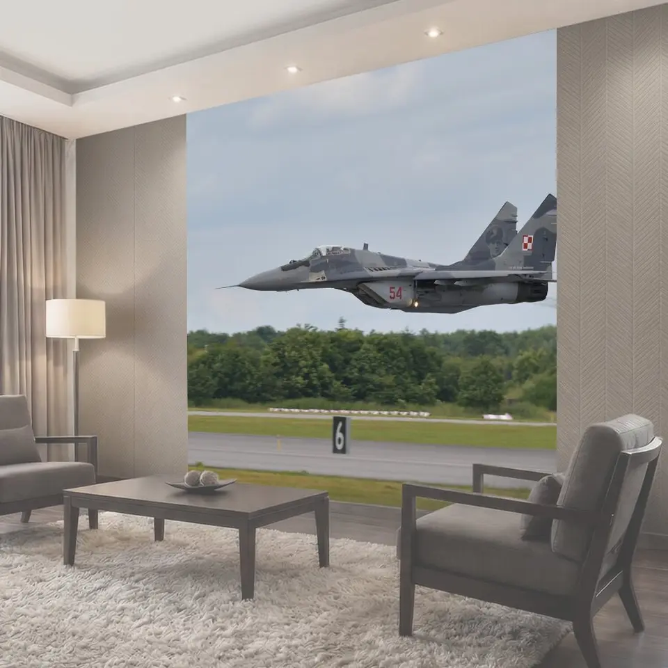 Фотообои Самолет, самолеты истребители, mig29