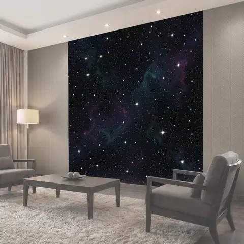 Фотообои Космическая дымка и звёздное небо