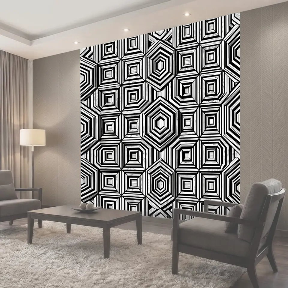 Фотообои Геометрический 3D кубический узор