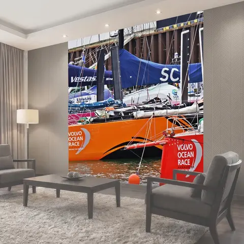 Фотообои Volvo ocean race, scheveningen, регата