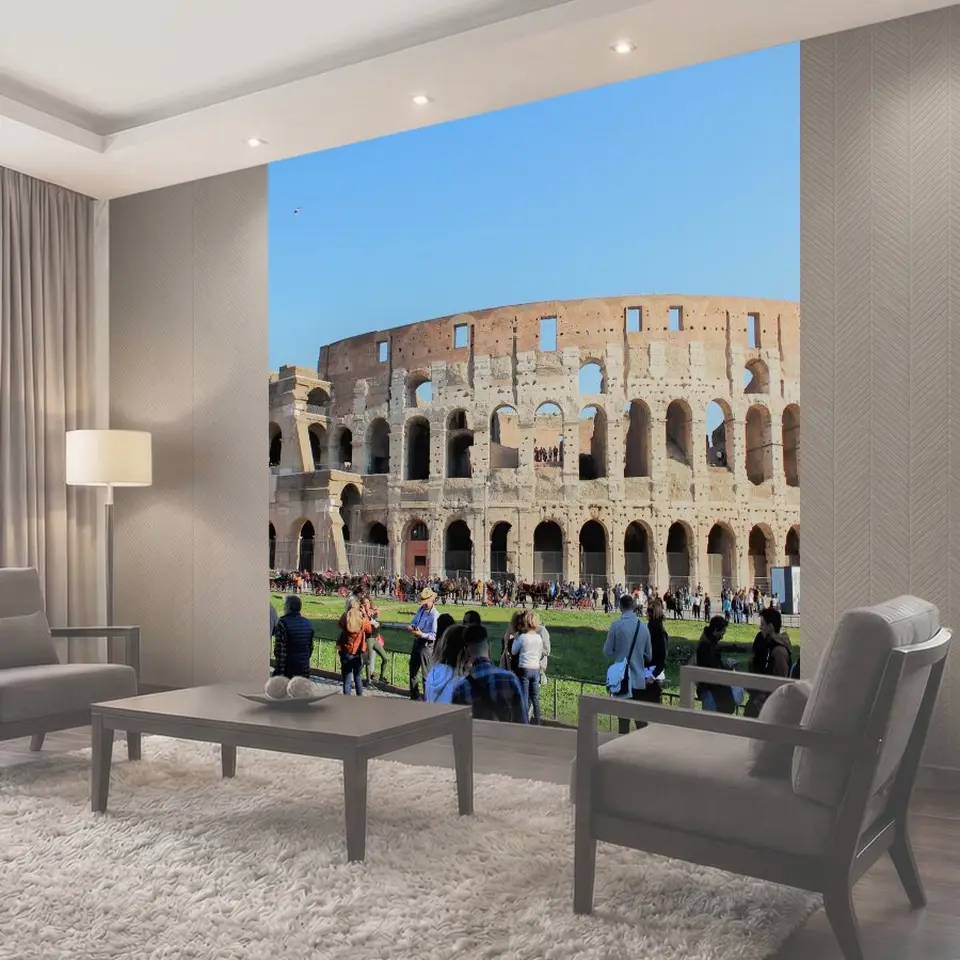 Фотообои Колизей в Риме colosseum colosseo rome roma italy italia europe история путешествия туризм