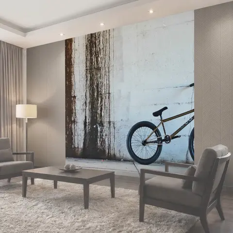 Фотообои Bmx, велосипеды, металл
