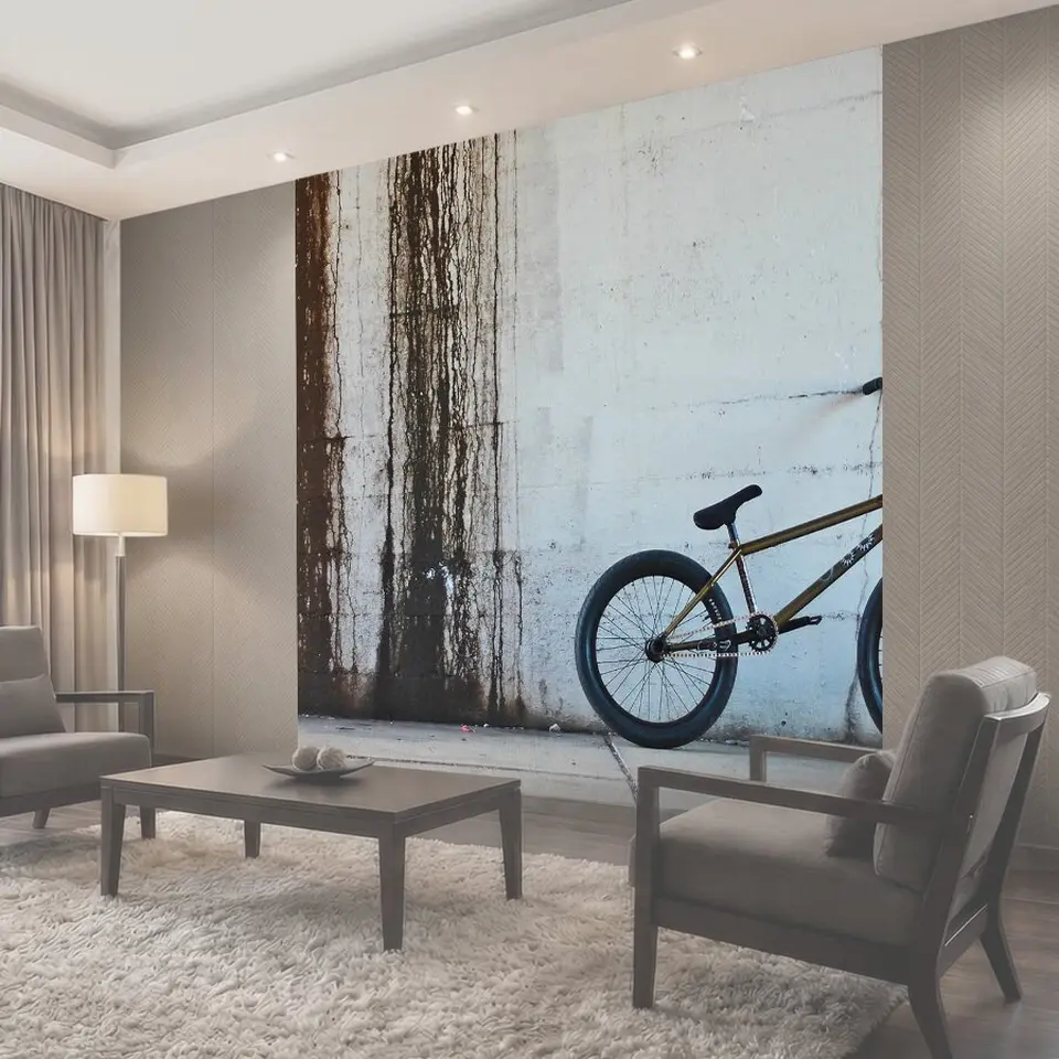 Фотообои Bmx, велосипеды, металл