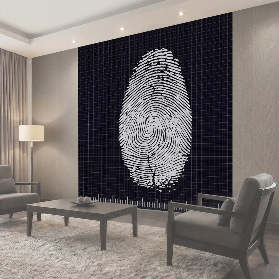 Фотообои Биометрия, доступ, удостоверение личности