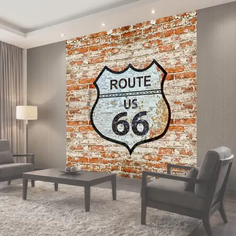 Фотообои Route 66 Вход Ностальгия - Принимали ли вы поездку по