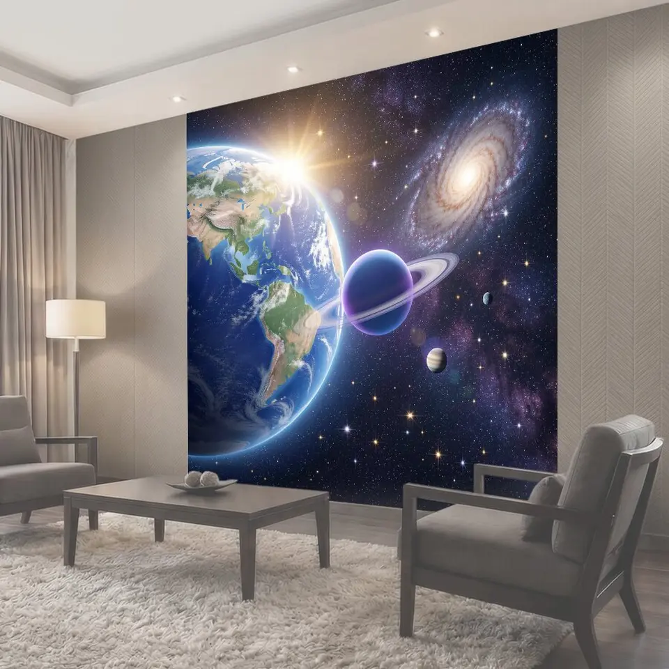 Фотообои Космическая система с Землей