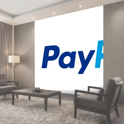 Фотообои Paypal, логотип, марка