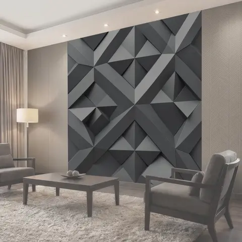 Фотообои Геометрический 3D ромбовидный рельеф
