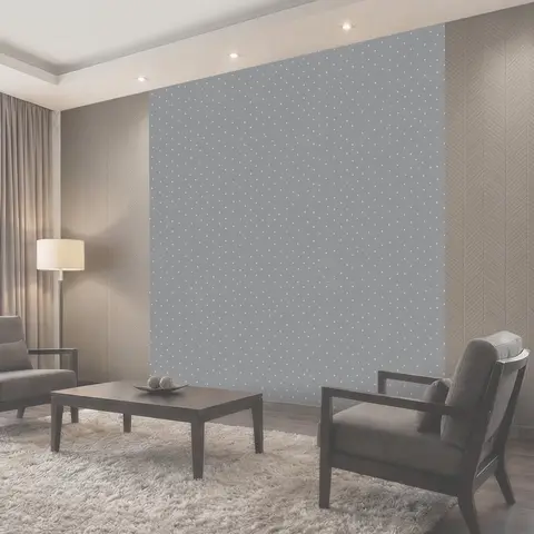 Фотообои Мелкий белый горошек на сером
