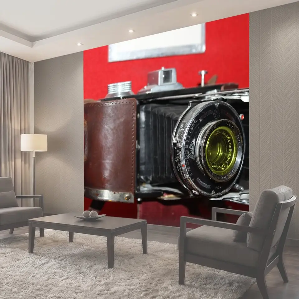 Фотообои Экспонат, старый фотоаппарат, раритет