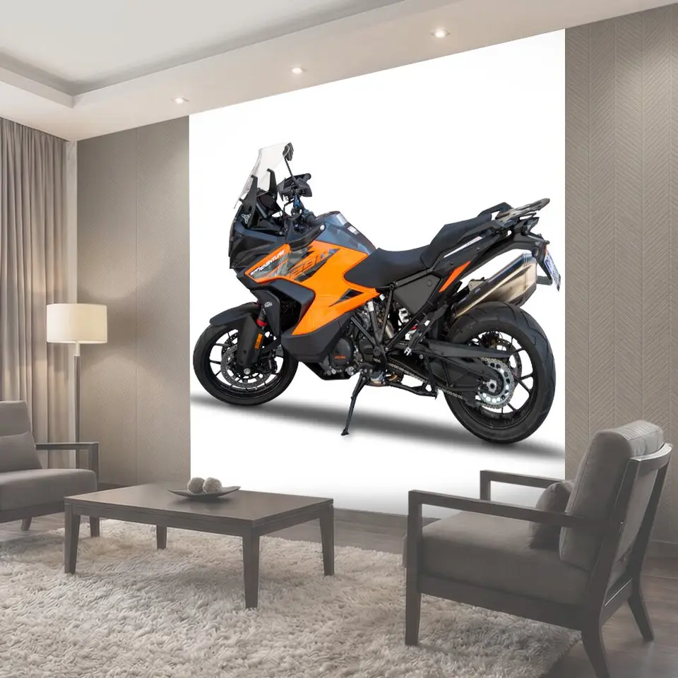 Фотообои Мотоцикл, КТМ Мотоцикл KTM super Adventure вырезанный и на прозрачном фоне