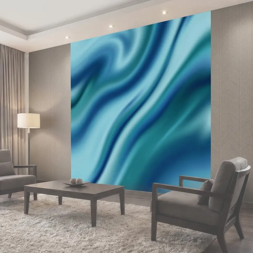 Фотообои Абстрактные водные волны и градиенты
