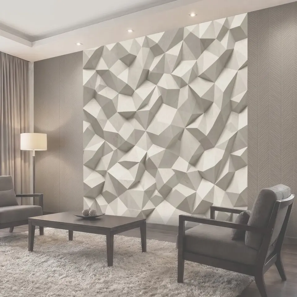 Фотообои 3D геометрия из кубов