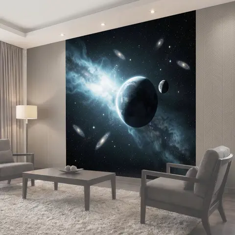 Фотообои Космические планеты и галактики