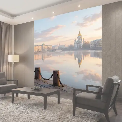 Фотообои Петербургский собор у реки