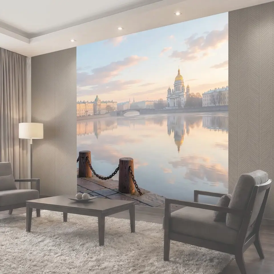 Фотообои Петербургский собор у реки