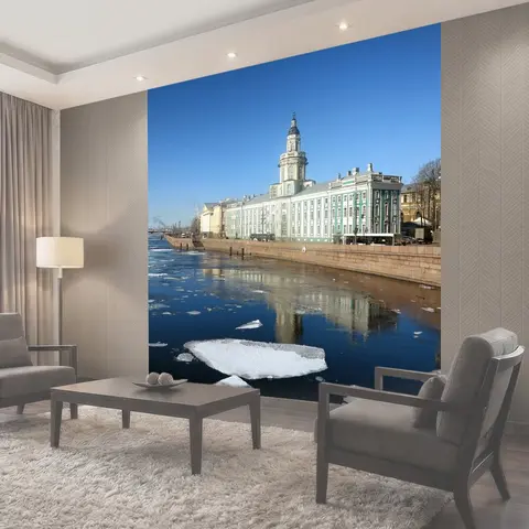 Фотообои Санкт петербург, россия, река