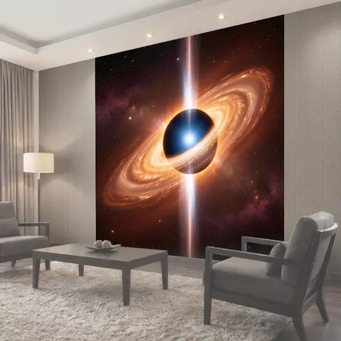 Фотообои Космическая чёрная дыра