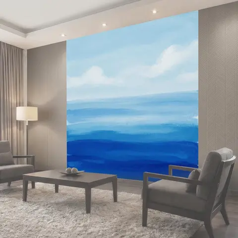 Фотообои Морской пейзаж с облаками