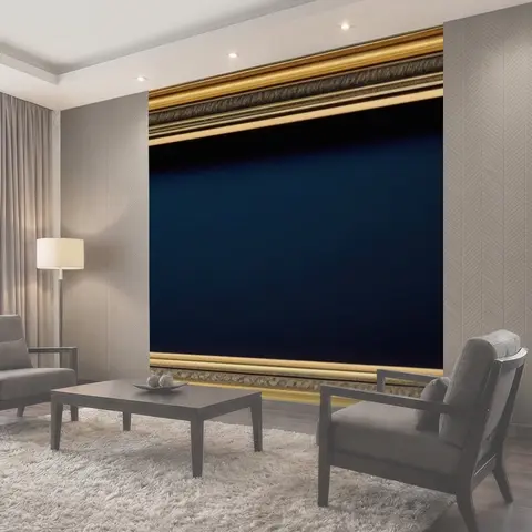 Фотообои Цветы в старинной рамке