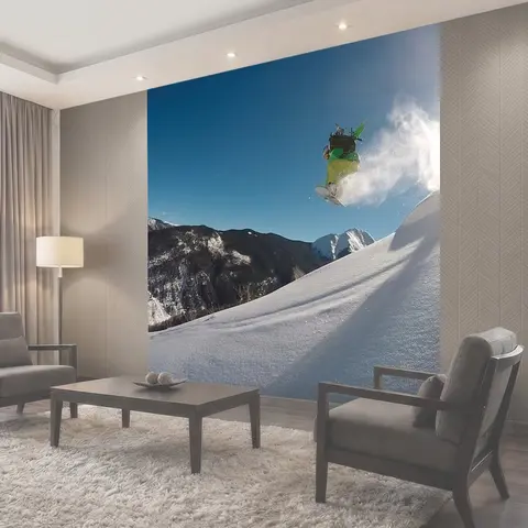 Фотообои Сноубордист, катание на сноуборде, колорадо