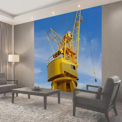 Фотообои Кран, порт, морской